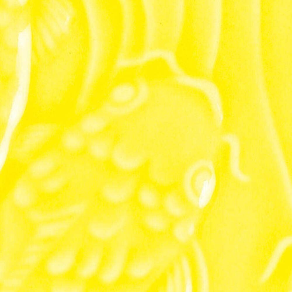 Glaze Amaco Lg-61, Líquido Brillante Sin Plomo, Amarillo Canario, 473 Ml