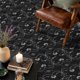 thumbnail image 5 of Alfombra Rugxara Negra 140x183 cm Lavable para Sala, 5 of 9