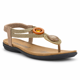 thumbnail image 3 of Sandalia Chalada Mujer Anatomic78 Dorado Casual, 3 of 6