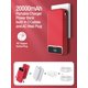 thumbnail image 2 of Batería externa Nusyddy 20000 mAh Carga rápida Rojo, 2 of 8