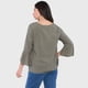 thumbnail image 2 of Blusa Mujer Manga Campana Verde Corona, 2 of 5