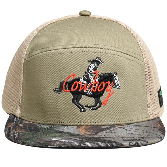 GORRA EDTREK Outdoorsman Pro 7‑Paneles Camuflaje Bosque