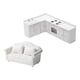 thumbnail image 2 of Muebles De Cocina En Miniatura Para Casa De Mu?ecas Y Sofá De Madera Blanco Puro 1:12, 2 of 5