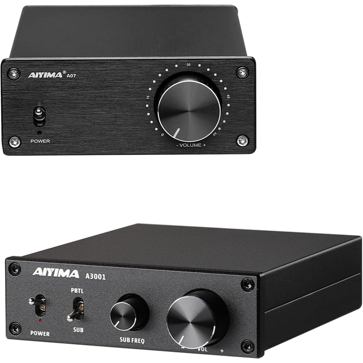Amplificador Aiyima A07 2 Canales 300wx2 Tpa3255