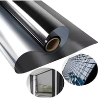 Genérica - Lamina Espejada Film Privacidad Vidrio Ventana 50 Cm * 10 M