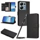 thumbnail image 1 of Funda Cartera Trébol para Xiaomi Redmi Note 13 Pro 4G con Ranuras Tarjetas y Carga Inalámbrica Negro, 1 of 6