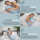 thumbnail image 4 of Almohada Corporal SleepCloud 122 cm 3,6 kg con Enfriamiento Tencel, 4 of 7