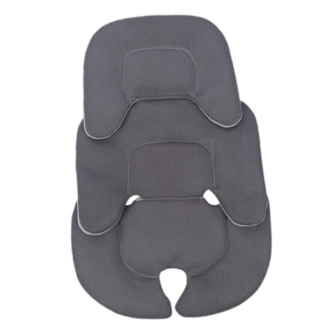 Magideal - Forro De Asiento Engrosado, Tapete Cómodo, Tapete Suave Para Cochecito, Cojín De Asiento, Cojín Para Cochecito De Bebé, Cochecito, Cochecito De Automó Gris