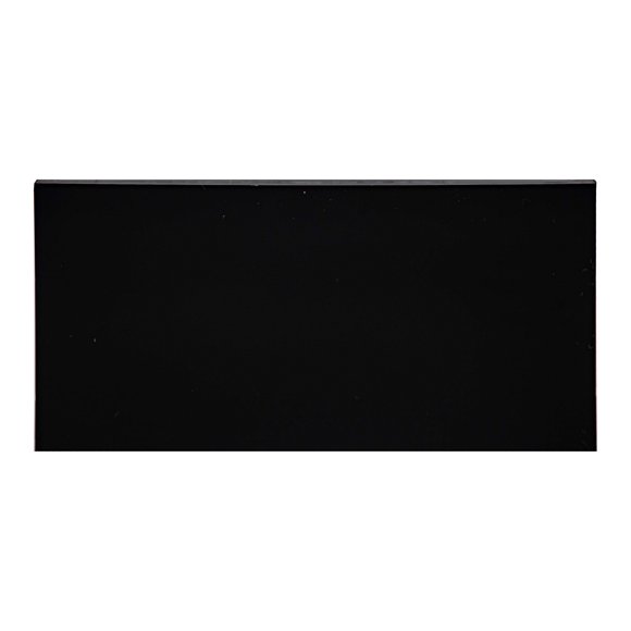 Lámina acrílica de plexiglás Mega Store negra de 6 mm (30 x 60 cm)