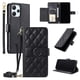 thumbnail image 5 of Funda tipo billetera FOXDOCK para Xiaomi POCO M6 Pro 5G – Tapa abatible con correa para mujer, 5 of 5
