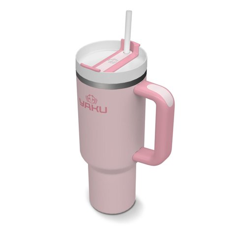 Genérico - Mug Térmico Acero 1100 Ml Lemuria Rosa