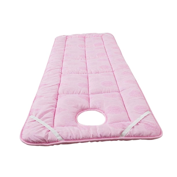 Funda para cama de salón, funda para mesa de SPA con orificio para respirar en la cara, sábana de poliéster para salón, sábanas para salón de belleza Rosa