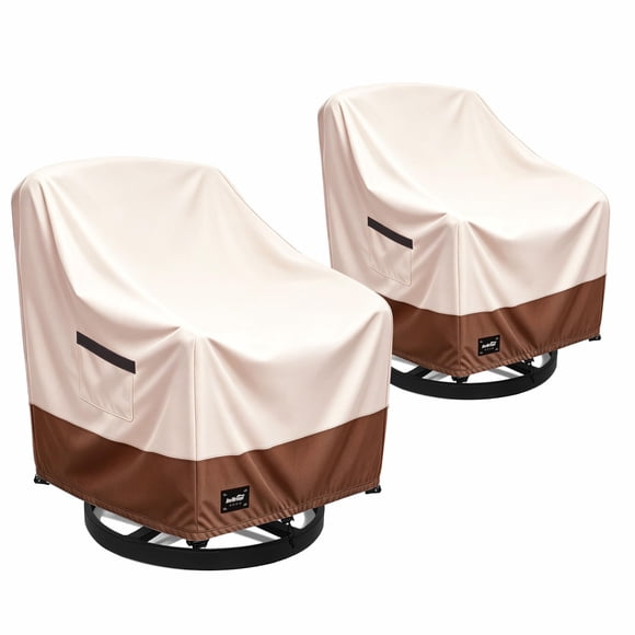 Juego de 2 fundas impermeables para silla Jin Hrtoyi 76x86x97 cm