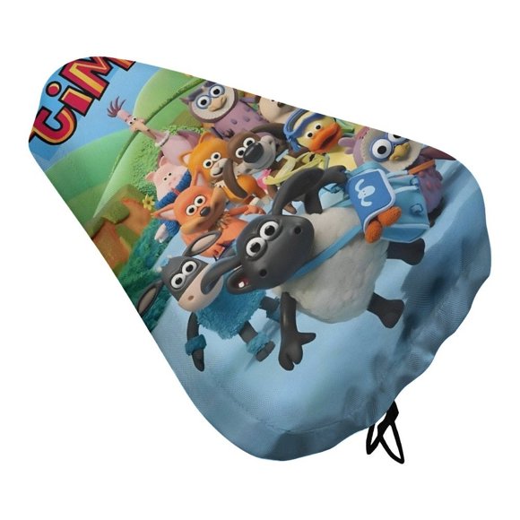 Timmy Time Funda de Asiento de Bicicleta Impermeable, Cojín Elástico Suave, Protector contra Lluvia, Polvo y UV