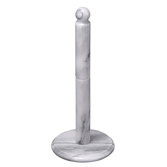 Soporte para toallas de papel Creative Home, mármol auténtico, 12,5 cm de altura