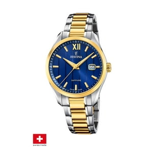 Reloj F20027/2 Festina Swiss Azul Mujer Acero Clásico