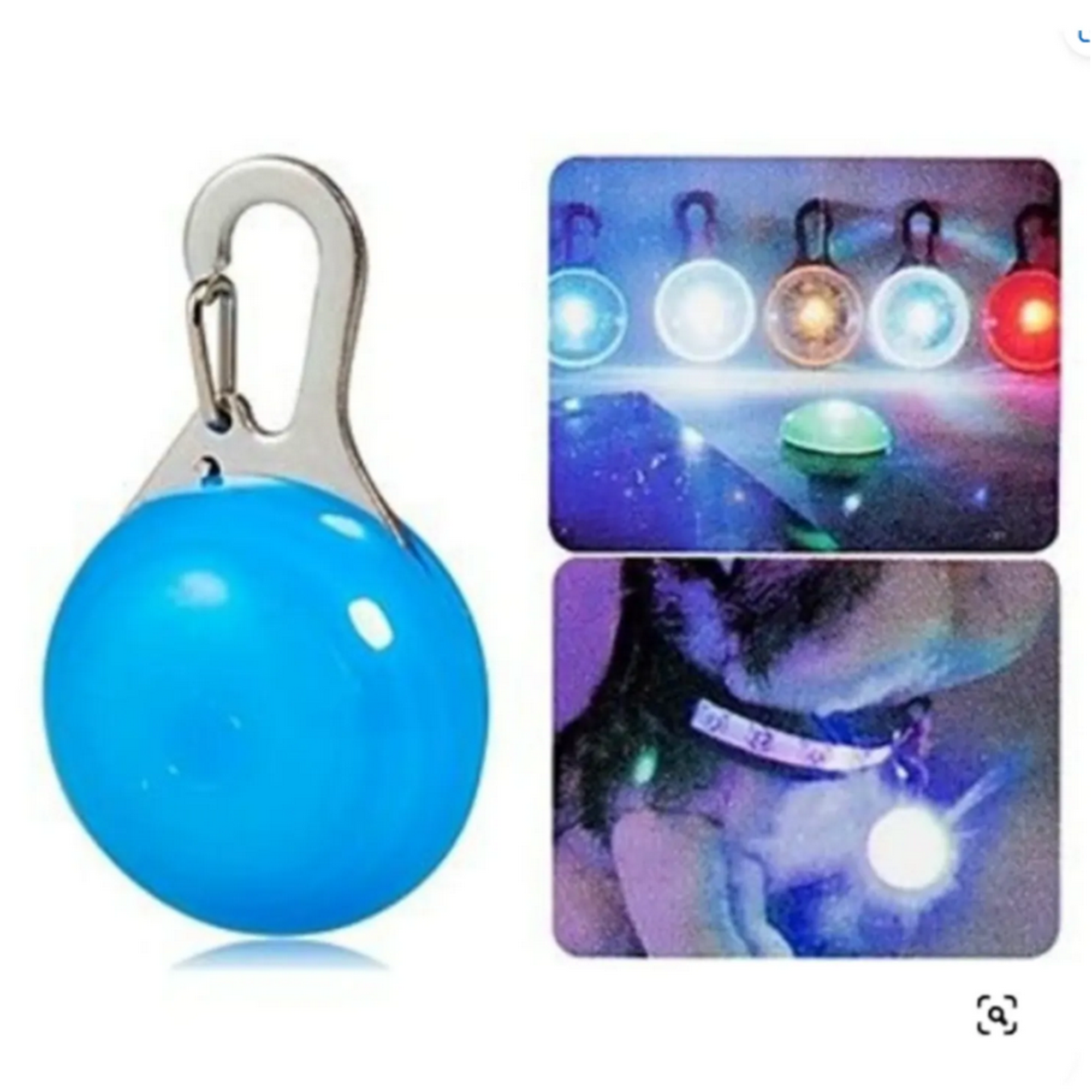 Genérico - Collares Pitbull De Acero Inoxidable Para Perros Azul