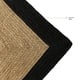 thumbnail image 3 of Alfombra de Yute con Borde Negro 120x170 cm Atmosphera, 3 of 6
