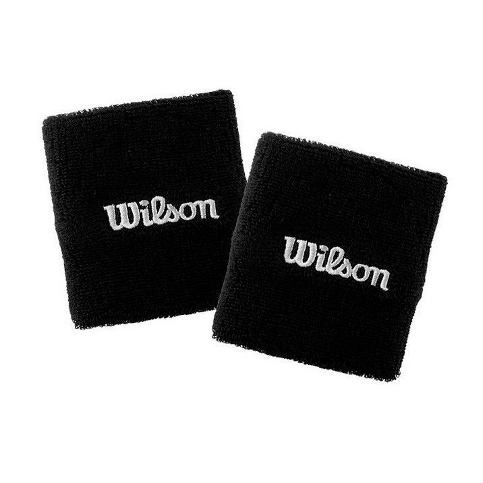 Muñequera Wilson Larga Negra X2 Tenis/padel