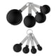 thumbnail image 3 of de 8 cucharas medidoras portátiles con de material acero inoxidable, plástico PP de fácil almacenamiento para Bar, , cocina, proteína en polvo, Negro, 3 of 5