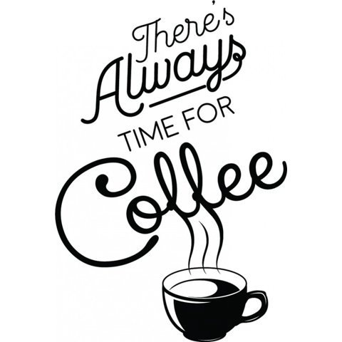 Rienda Libre Graphics - Decomural Always Time Coffee Ws-46119