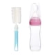 thumbnail image 4 of Alimentador De Alimentos Para Bebés Cuchara Para Apretar Botella Utensilios Para Comer Para Bebés Para Niños Pequeños Rosa, 4 of 4