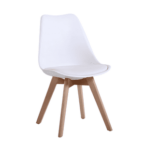 Javimate - Silla De Comedor Tulip Blanca
