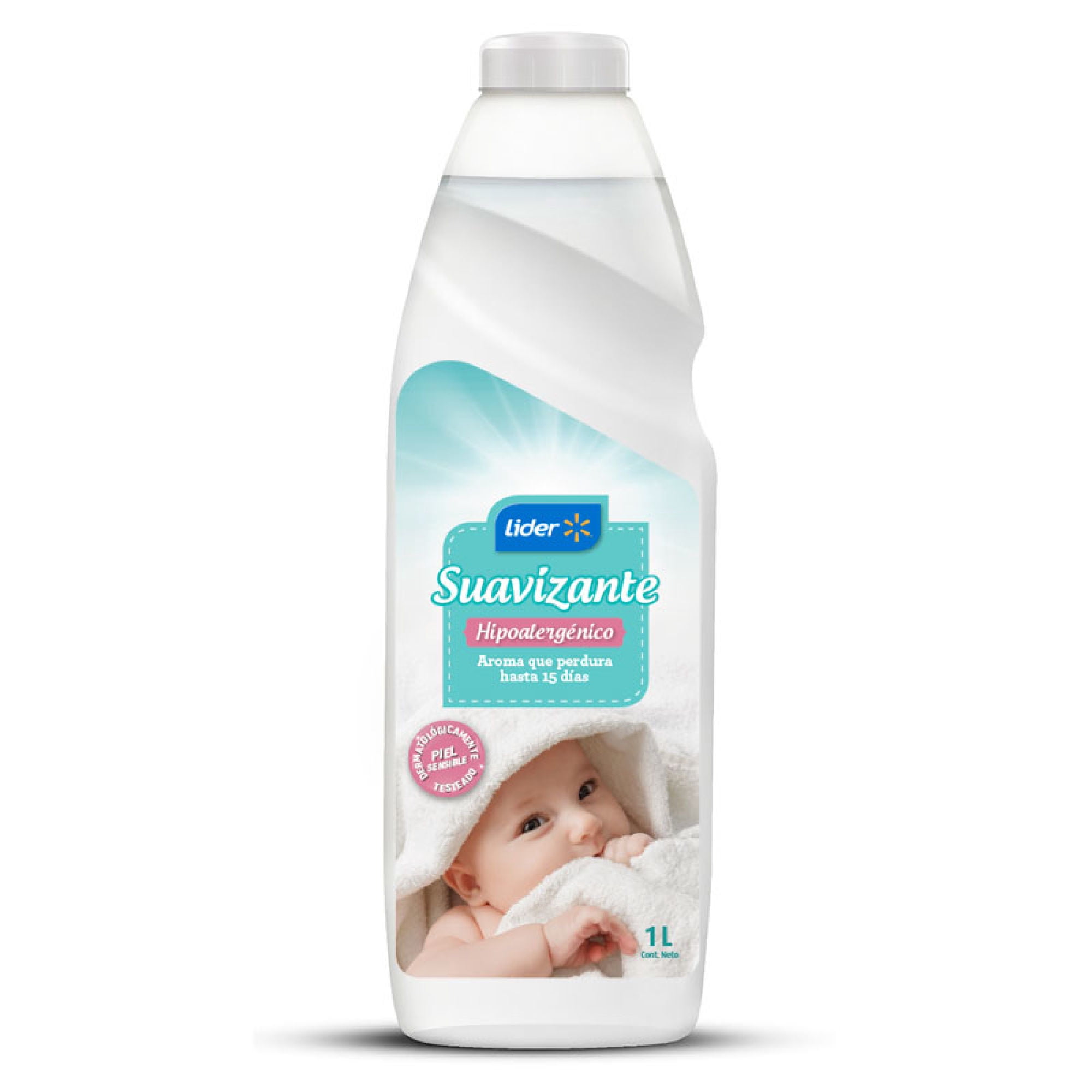 Suavizante Líquido Piel Sensible Botella 1 L Lider