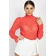 thumbnail image 1 of Top de Encaje con Cuello Simulado y Volantes, 1 of 5