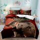 thumbnail image 1 of Bed --Duvet Co-ver A-nime Car-toon Demon--Slayer B-edding Set-s 3D Lightw-eight 3 Piece Co-mforter Sets 1 Duvet Cove-r and 2 Pillo-w Shams for Boys Girl, 1 of 5