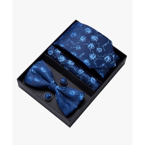 Riqui - Set Corbata + Humita + Pañuelo + Gemelos