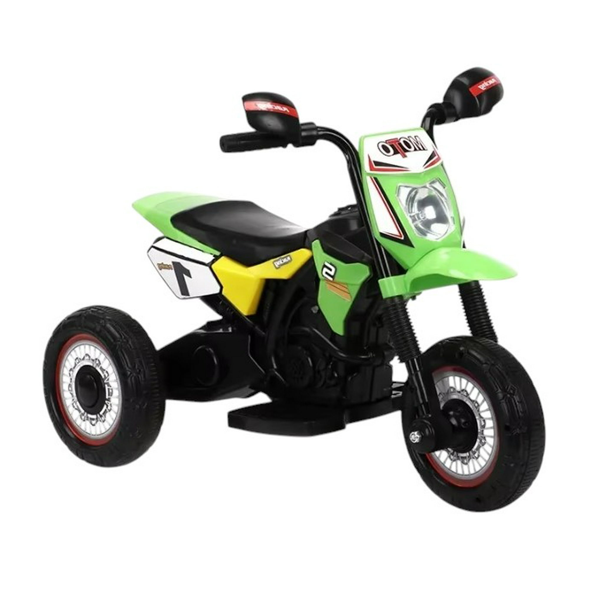 Vipnetwork - Triciclo Infantil Tipo Moto 3 Ruedas Verde