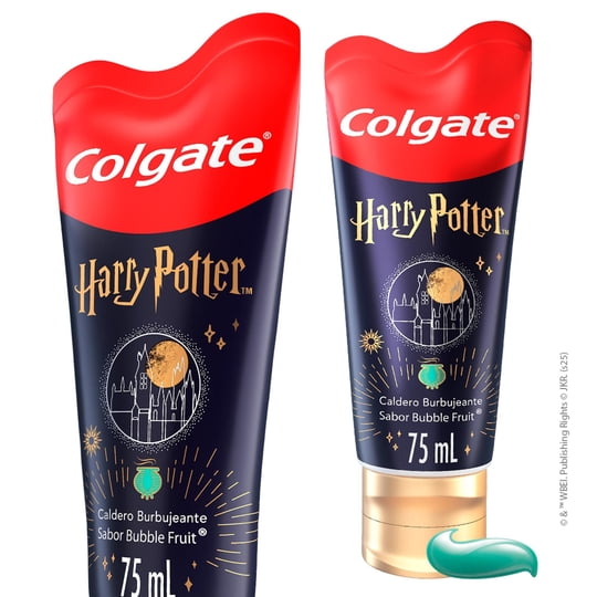 Gel Dental Anticaries Con Flúor Pasta Dental Colgate Kids Smiles Harry Potter