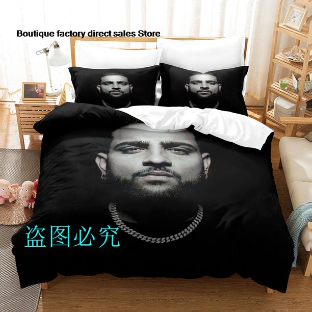 Karan Aujla Celebrity album Bedding Set Single Twin Full Queen King Size Bed Set Adult Kid Bedroom Duvetcover Sets parure Bed Sheets