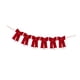 thumbnail image 3 of Guirnalda Navideña De Terciopelo Con Lazo, Fácil De Colgar, Decoración Navideña Para Escaleras, Diseño De Oficina, Color Rojo, 3 of 5