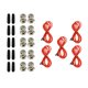 thumbnail image 4 of cable de cuerda de salto de repuesto cuerda de ajuste del cable de velocidad tornillos tapa lateral rojo, 4 of 5
