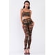 thumbnail image 1 of Conjunto de Top Corto sin Mangas de Malla Transparente Sexy y Leggings de Cintura Alta L/XL, 1 of 4
