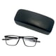 thumbnail image 2 of Gafas De Lectura Deportivas Lectores De Computadora Anti Luz Azul Para Hombres Y Mujeres Negro Gris 200 °, 2 of 5