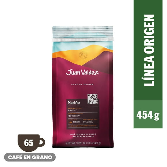 Café en Grano Juan Valdez Nariño 454 g