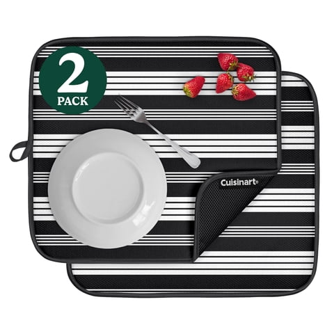 Alfombrillas Para Secar Platos Cuisinart (2), 40 X 45 Cm, Ultra Absorbentes