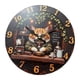 thumbnail image 2 of Reloj De Pared Colgante Con Dise?o De Gato, Moderno, Para Cafetería, Comedor, Restaurante, SX2, 25 Cm, 2 of 5