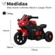 thumbnail image 3 of Moto Eléctrica Infantil 3 Ruedas Con Sonido Rr Brave 6v Roja, 3 of 5