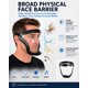 thumbnail image 2 of Protector facial ascavs transparente antiempañante para trabajos al aire libre, 2 of 9