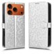thumbnail image 4 of Funda Cartera Lunares iPhone 17 Pro Max con Tarjetero, Correa y Soporte Plata, 4 of 6