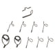 thumbnail image 1 of 11x Stripper Snake Guides Tip-Top Kit 9ft 4WT A 11WT Para Rod Building A, 1 of 3
