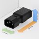 thumbnail image 4 of Adaptador de CA Vellcon C14 a C19, paquete de 5, negro, 4 of 9