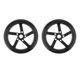 thumbnail image 2 of 2 Piezas Sport Scooter Wheel Pro Kick Scooter Neumático Delantero Trasero 180 Mm Negro, 2 of 5