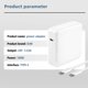 thumbnail image 2 of Charger DJW Cargador rápido USB C de 100 W para Mac Book Pro/Air, 2 of 7