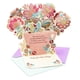 thumbnail image 1 of Tarjeta de felicitación del Día de la Madre con flores desplegables de caoba para mamá, 1 of 8