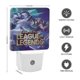 thumbnail image 2 of League of Legends / Liga de Leyendas Luz nocturna LED con sensor de anochecer a amanecer para dormitorio, baño, pasillo, escaleras - Lámpara LED nocturna de enchufe, 0.5W - 1 pieza, 2 of 6